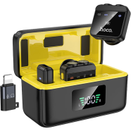 Hoco L17 Wireless Digital Dual Magnetic Lapel Microphone iP / Type-C image