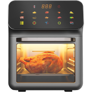 Hoffmans Glass Window View 12Ltr Professional 10-in-1 Multifunctional Digital Air Fryer With Smart LCD Touch Control HM-797 image