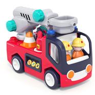 Hola Fire Engine Ladder Truck Toy for Kids Early Learning Fire Engine with Light and Music Toys image