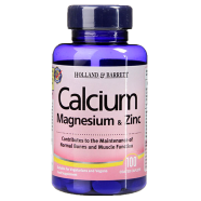 Holland And Barrett Calcium Magnesium And Zinc - 100 Caplets image