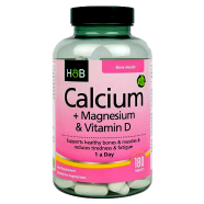 Holland And Barrett Calcium Plus Magnesium And Vitamin D - 180 Tablets image