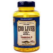 Holland And Barrett Cod Liver Oil 410 mg - 250 Capsules image