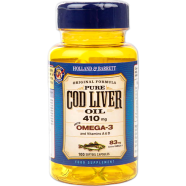 Holland And Barrett Cod Liver Oil 410mg – 100 Capsules image