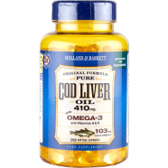 Holland and Barrett Cod Liver Oil 410mg – 250 Capsules image