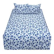 HomeTex Bed Sheet Boxelder Blue Canvas image