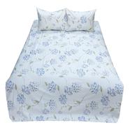 HomeTex Bed Sheet Flax Blue image