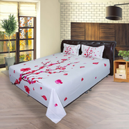 Hometex Bed Sheet Red Tree RTP image