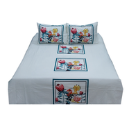 Hometex bed Sheet Dinopium Frames image