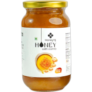 Honeyraj Mixed Flower Honey with Honeycomb 500 gm - A000242 image