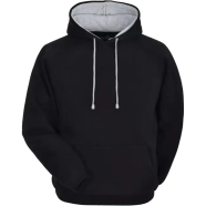 Hoodie Jacket For Men Black and off white image