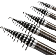 Hook And Hunt Alpha Copy Carbon Short Section Dual Purpose Rock Fishing Rod – Premium Carbon Fiber Build Rod. image