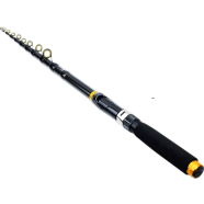 Hook And Hunt YG 010 - Model Carbon Fiber Telescopic Sea Fishing Rod Portable Retractable Lure Fishing Rod, Hard Action image