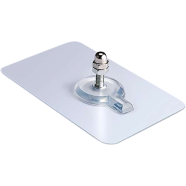 Hook Non-Marking Screw With Nut And Cap-10 Pcs image