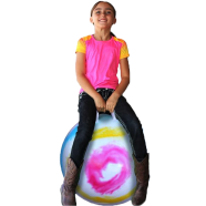 Hopping Hoppity Jumping Hop Ball 55 cm for Kids - Multicolor - Sports icon