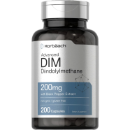 Horbaach Advanced DIM Diindolylmethane 200mg 200 Capsules - X00219C6KV image