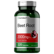 Horbaach Beet Root Powder 2000mg Per Serving - 220 Capsules -523156986 image