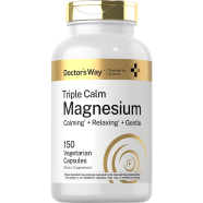 Horbaach Doctor's Way Triple Calm Magnesium 150 Vegetarian Capsules - X004LTTDCD image