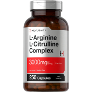 Horbaach L Arginine L Citrulline Complex 3000mg 250 Capsules image