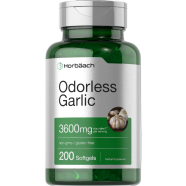 Horbaach Odorless Garlic 3600mg 200 Softgels image