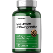 Horbäach Ashwag And Ha 450mg 120 Capsules - X00453pan1 image