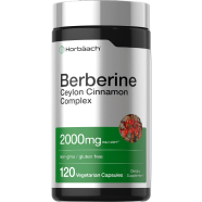 Horbäach Berberine Ceylon Cinnamon Complex 2000mg 120 Vegetarian Capsules image