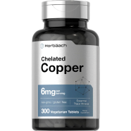 Horbäach Chelated Copper 6mg 300 Vegetarian Tablets image
