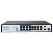 Hored AI6016 Gigabit Uplink 16 Port Ai Poe Switch Built In Power Supply image