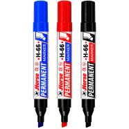 Horse Permanent Marker H - 66 (Chisel Tip) - Blue (2pc) image