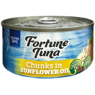 Hosen Fortune Tuna Chunks In Sunflower Oil 185gm image