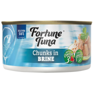 Hosen Fortune Tuna Chunks in Brine 185gm image