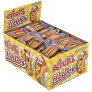 Hot Dog Gummi Candy Box 60 pcs X 9 gm 540 gm image