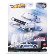 Hot Wheels Premium Single – 75 Datsun Sunny Truck (B120) White 5/5 Car Culture image