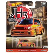 Hot Wheels Premium Single – 85 Honda City Turbo II – JH3 2/5 – Orange image