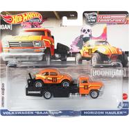 Hot Wheels Premium Team Transport – Car Culture – Volkswagen “BAJA BUG” – Horizon Hauler -31 – orange image