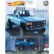 Hot Wheels Premium – 87 Toyota Pickup Truck 2/5 – Blue image