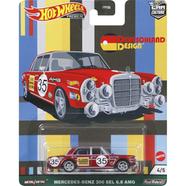 Hot Wheels Premium – Mercedes-Benz 300 SEL 6.8 AMG #35 Red “Deutschland Design” 4/5 image