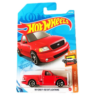 Hot Wheels Regular Ford – 99 FORD F -150 Svt Lightning – Red image