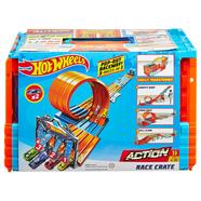 Hot Wheels Toy Car Track Set 2 Cars in 1:64 Scale image