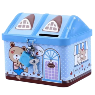 House Coin Box – Cute Piggy Bank for Kids and Adults Money Saving Box for Home and Gifts (Multicolor) icon