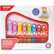 Huanger HE8010 Kids Piano Xylophone 8 Keys Musical Organ Toys For children Early Learning with Drum Sticks image