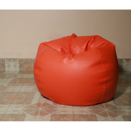 Hugbag Faux Leather Pumpkin Shape Single Bean Bag 1Pcs image
