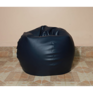 Hugbag Faux Leather Pumpkin Shape Single Bean Bag 1Pcs image