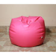 Hugbag Faux Leather Pumpkin Shape Single Bean Bag 1Pcs image