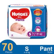 Huggies Dry Pant System Baby Daiper (4-8 kg) (70 Pcs) image