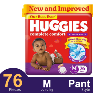 Huggies Wonder Pant System Baby Daiper (7-12 kg) (76 Pcs) image