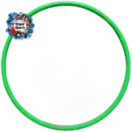 Hula Hoop Fitness Equipment 30 Inch - Green image