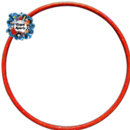 Hula Hoop Fitness Equipment 30 Inch - Red image