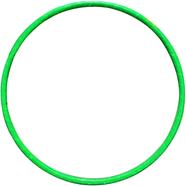 Hula Hoop Fitness Equipment Green - 19 Inch image