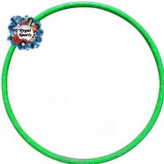 Hula Hoop Fitness Equipment - Green 23 Inch image