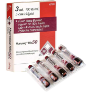 Humalog Mix50 Cartridge 100 U/ml Cartridge 3 ml Cartridge image